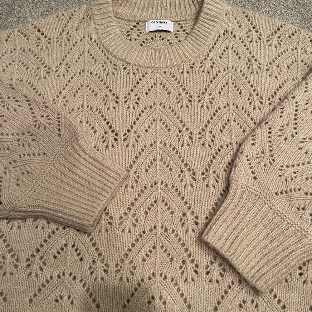 Old Navy Eyelet Sweater
